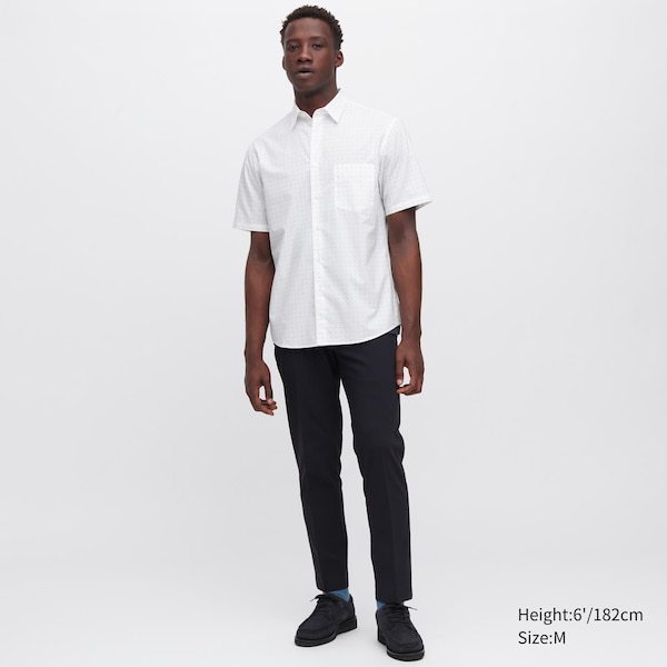 Uniqlo Extra Fine Cotton Short-Sleeve Miesten Paidat Valkoinen | 6471-HGUWP