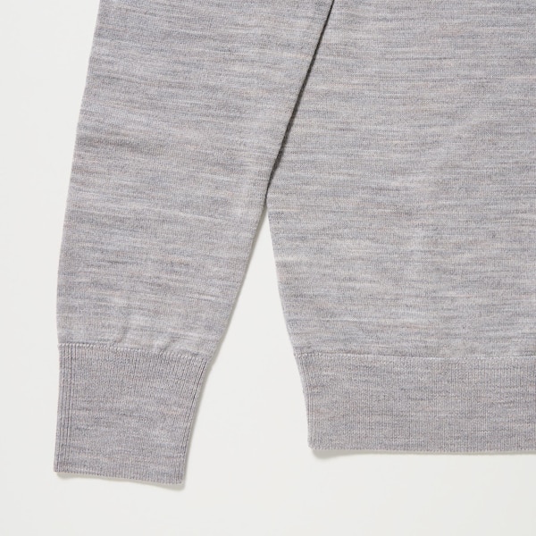 Uniqlo Extra Fine Merino Crew Neck Naisten Neuletakki Harmaat | 7214-EYIQV