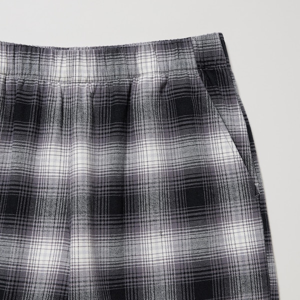 Uniqlo Flannel Checked Naisten Housut Harmaat | 4673-WZBAV