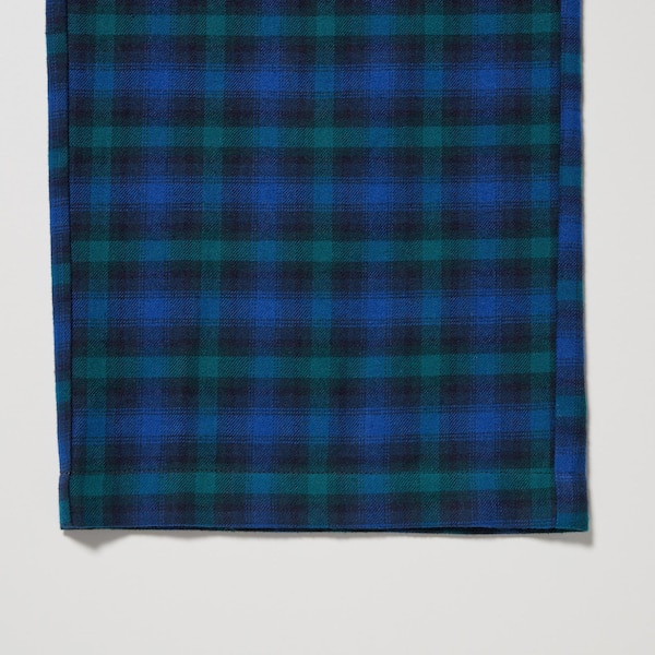 Uniqlo Flannel Checked Naisten Housut Sininen | 8460-NGPBL