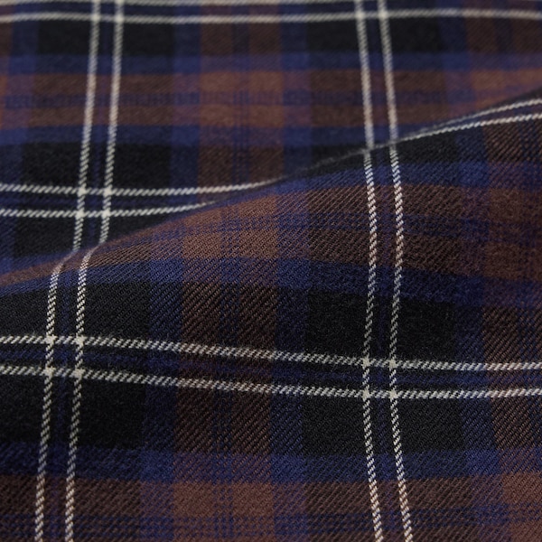 Uniqlo Flannel Checked Naisten Housut Tummanruskea | 6157-ADFPC