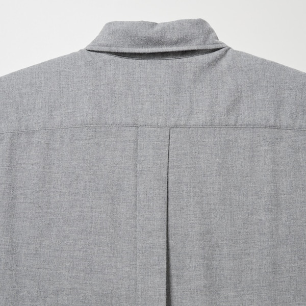 Uniqlo Flannel Long-Sleeve Miesten Paidat Harmaat | 7810-TMESB