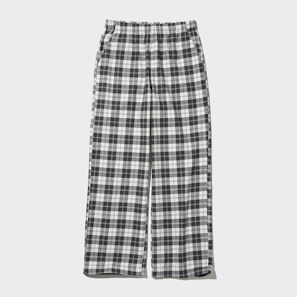 Uniqlo Flannel Naisten Housut Valkoinen | 4387-BDAOZ