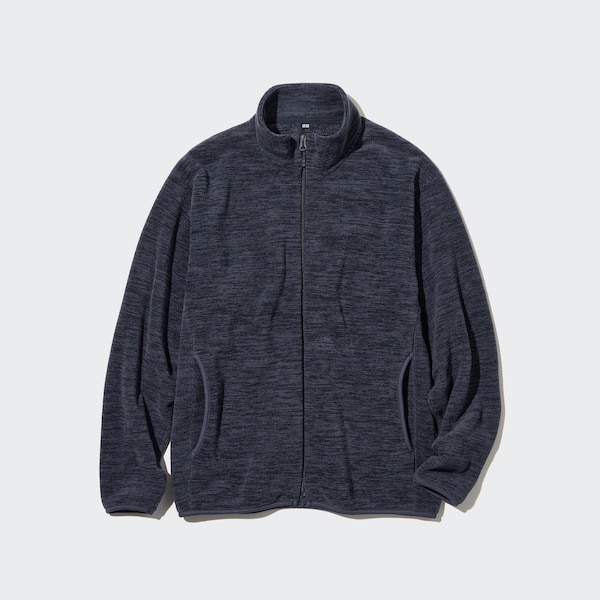 Uniqlo Fleece Full-Zip Long-Sleeve Miesten jackets Laivastonsininen | CMSYUB-258