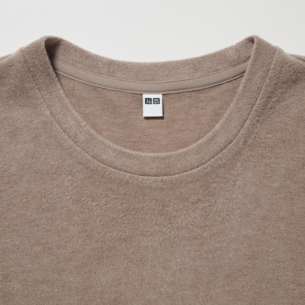 Uniqlo HEATTECH Fleece Crew Neck Long-Sleeve Naisten T Paidat Aprikoosi | 2850-GEHQI