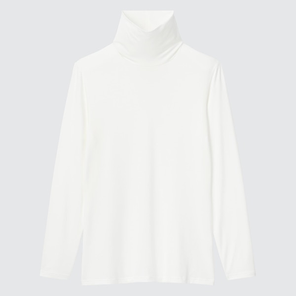 Uniqlo HEATTECH Turtleneck Long-Sleeve Naisten T Paidat Valkoinen | 5207-SPUKD