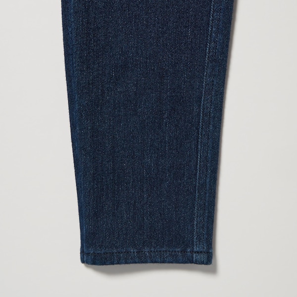 Uniqlo HEATTECH Ultra Stretch High-Rise Denim Leggings Naisten Housut Sininen | 4819-IKRFP