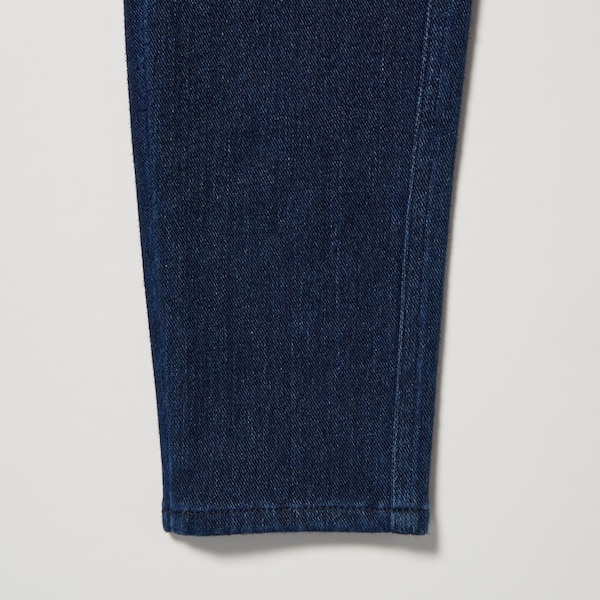 Uniqlo HEATTECH Ultra Stretch High-Rise Denim Leggings Naisten Housut Sininen | 1574-DSKMJ