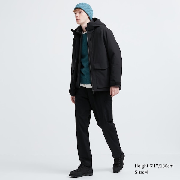 Uniqlo Hybrid Down Miesten Parka Mustat | SXCLOV-874