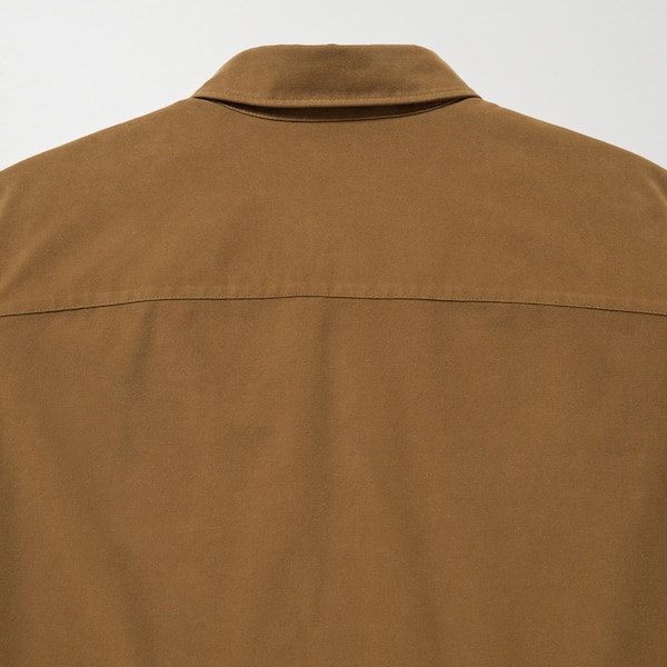 Uniqlo Jersey Utility Long-Sleeve Miesten Päällyspaita Ruskea | 2768-YIFNG