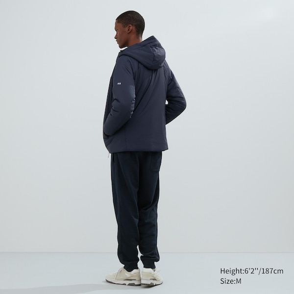 Uniqlo Light Warm Padded Miesten Parka Laivastonsininen | ZMJXUW-596