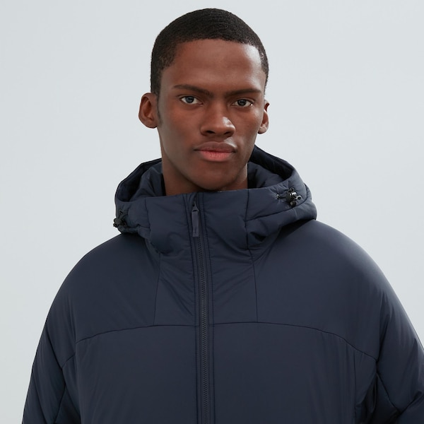 Uniqlo Light Warm Padded Miesten Parka Laivastonsininen | ZMJXUW-596