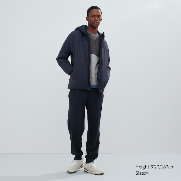 Uniqlo Light Warm Padded Miesten Parka Laivastonsininen | ZMJXUW-596