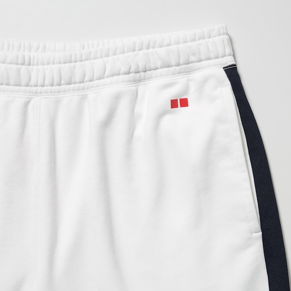 Uniqlo Miesten Collegehousut Valkoinen | 5920-LFETR