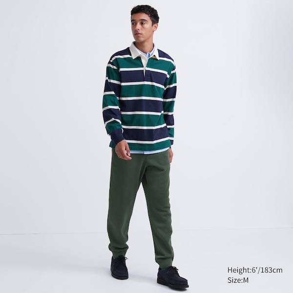 Uniqlo Miesten Collegehousut Vihreä | 5914-KMUON