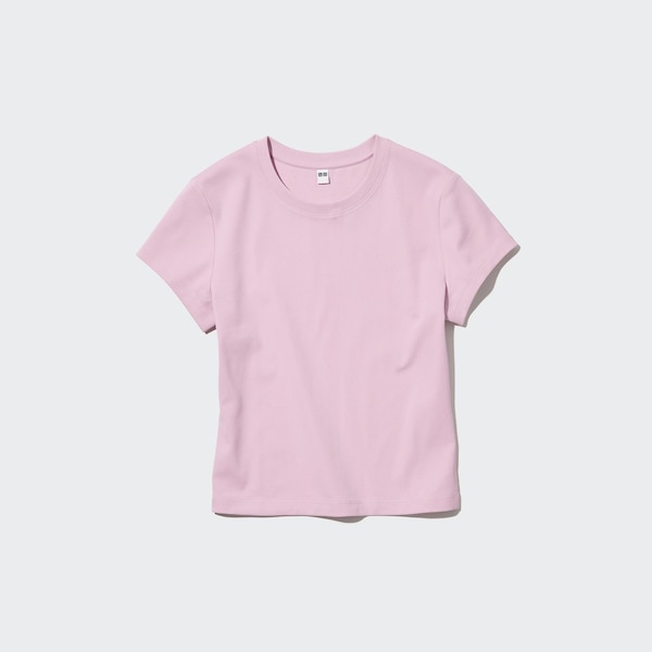 Uniqlo Mini Short-Sleeve Naisten T Paidat Pinkki | 1456-AOZKN