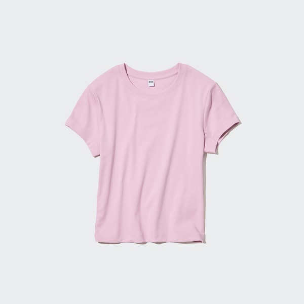 Uniqlo Mini Short-Sleeve Naisten T Paidat Pinkki | 1456-AOZKN