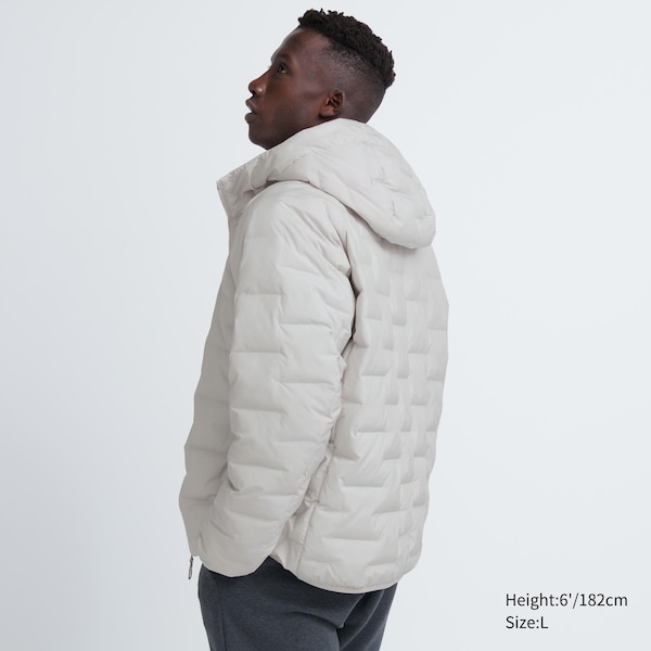 Uniqlo PUFFTECH Miesten Parka Valkoinen | MNPLSJ-461