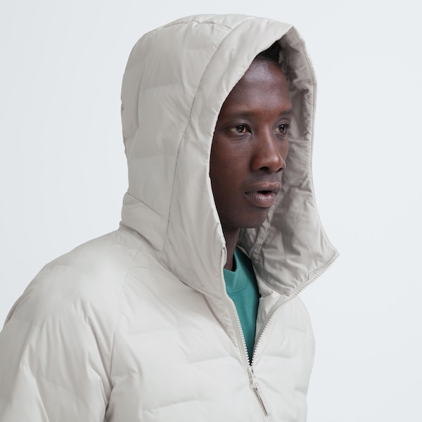 Uniqlo PUFFTECH Miesten Parka Valkoinen | MNPLSJ-461