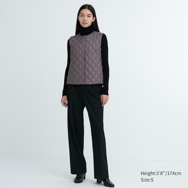 Uniqlo PUFFTECH Quilted Naisten Liivi Harmaat | 0756-POUXR