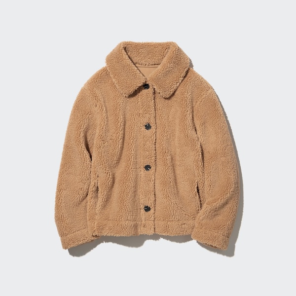 Uniqlo Pile-Lined Fleece Naisten jackets Ruskea | 3614-IKHGQ