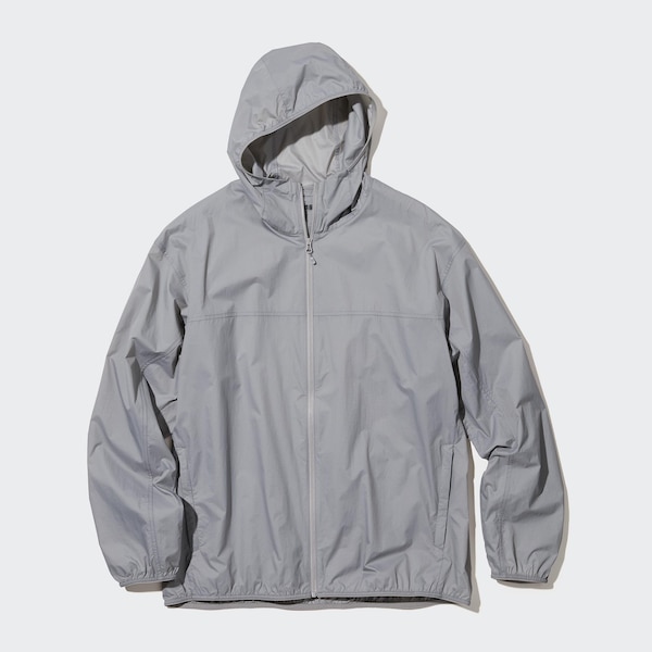 Uniqlo Pocketable UV Protection 3D Cut Miesten Parka Harmaat | RWHDBK-395