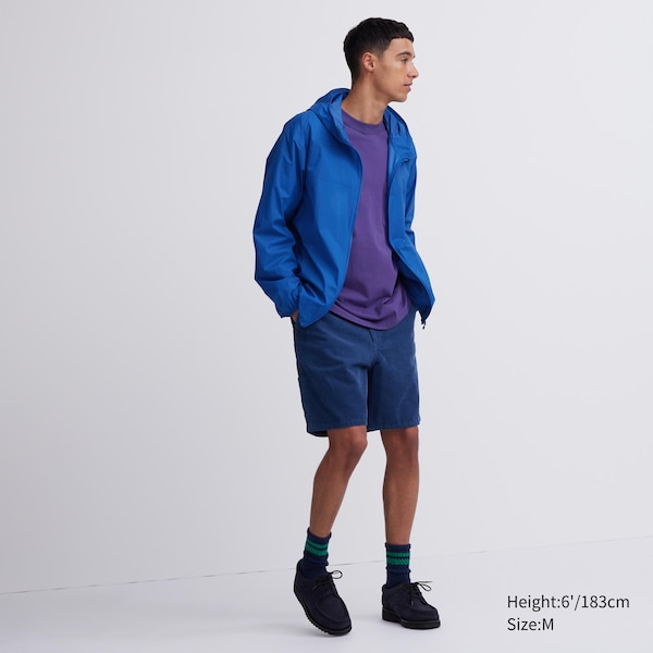 Uniqlo Pocketable UV Protection 3D Cut Miesten Parka Sininen | NPYZCJ-508