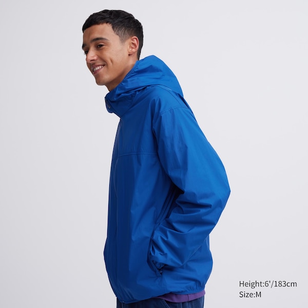 Uniqlo Pocketable UV Protection 3D Cut Miesten Parka Sininen | NPYZCJ-508