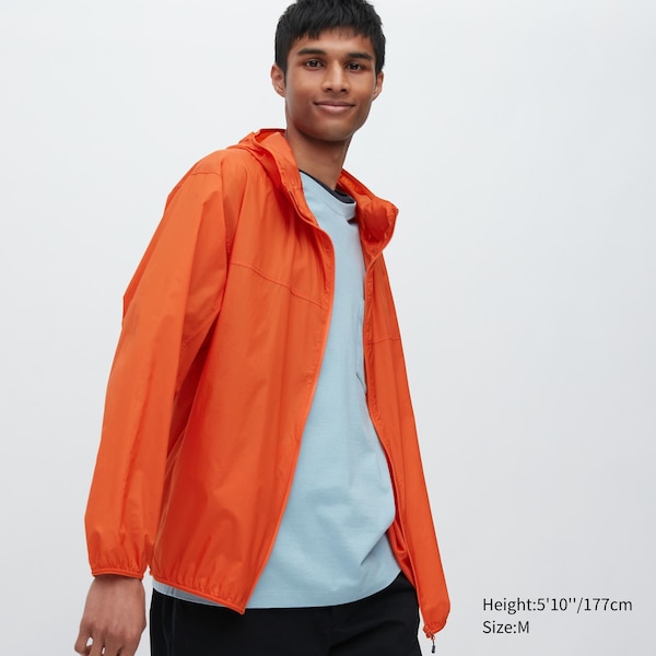 Uniqlo Pocketable UV Protection 3D Cut Miesten Parka Oranssi | UNMOVH-674