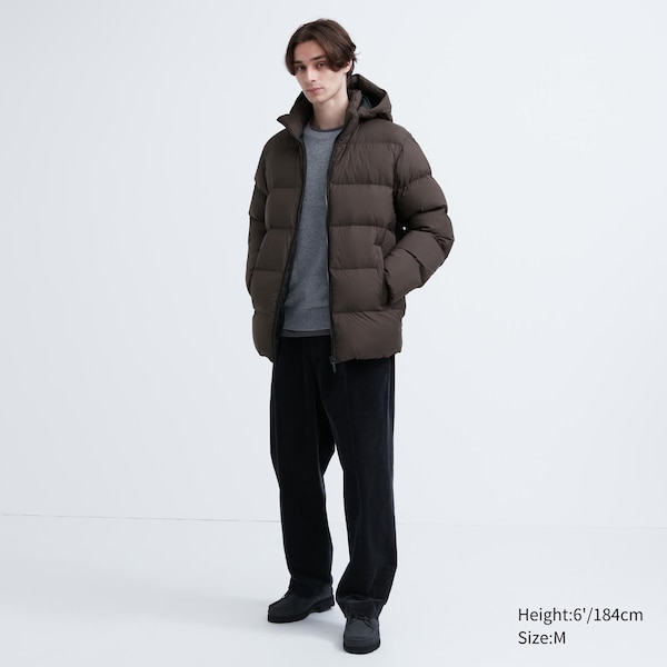 Uniqlo Powder Soft Down Miesten jackets Ruskea | WSFPOI-568