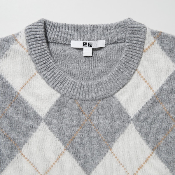 Uniqlo Premium Lambswool Long-Sleeve Crew Neck Naisten Neulepuserot Vaaleanharmaat | 1695-OQEBD