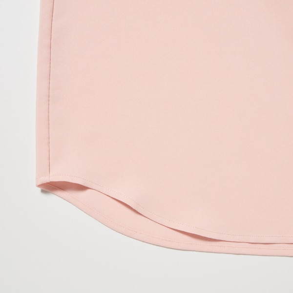 Uniqlo Rayon Long-Sleeve Naisten Paidat Pinkki | 3596-TOSQR