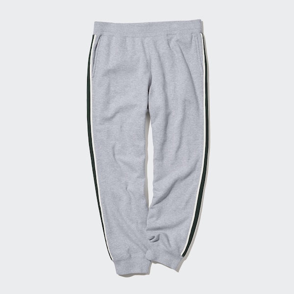 Uniqlo Side-Stripe Miesten Collegehousut Harmaat | 2760-JVNRI