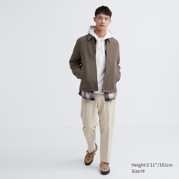 Uniqlo Single Collar Short Blouson Miesten jackets Ruskea | PVFJLH-524