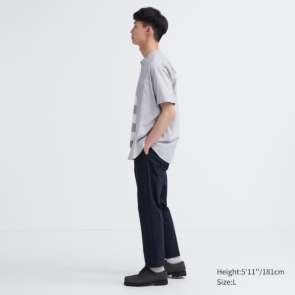 Uniqlo Smart Ankle Miesten Housut Laivastonsininen | 3816-AMVLH