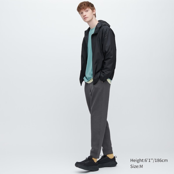 Uniqlo Stretch Dry Miesten Collegehousut Tummanharmaat | 7603-NLDGU