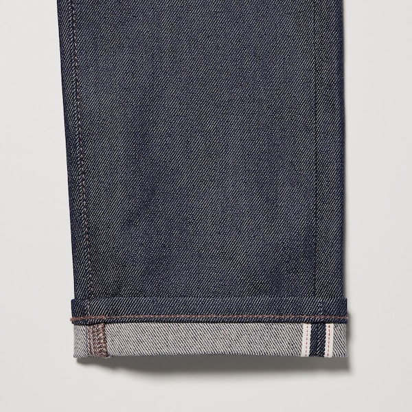 Uniqlo Stretch Selvedge Slim-Fit Miesten Farkut Tummanharmaat | 3641-MUVKC