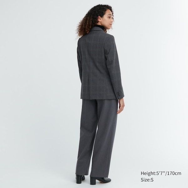 Uniqlo Tailored Naisten jackets Tummanharmaat | 1746-WCIQM