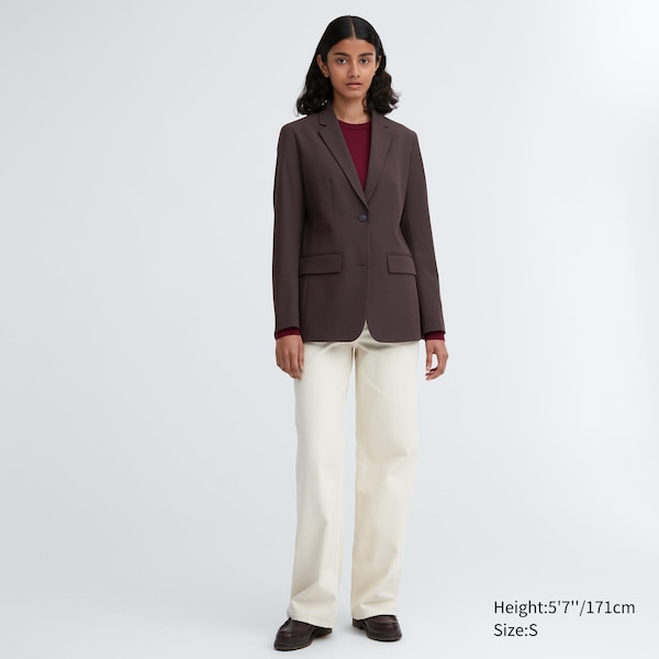 Uniqlo Tailored Naisten jackets Tummanruskea | 9732-RSTLU