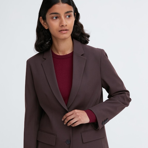 Uniqlo Tailored Naisten jackets Tummanruskea | 9732-RSTLU