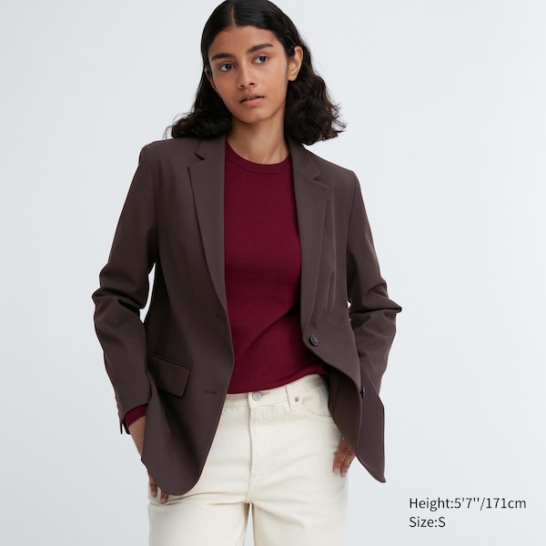 Uniqlo Tailored Naisten jackets Tummanruskea | 9732-RSTLU