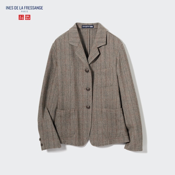 Uniqlo Tweed Checked Naisten Haalarit Harmaat | 4563-XOZFQ