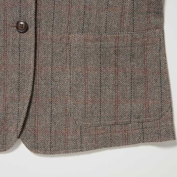 Uniqlo Tweed Checked Naisten Haalarit Harmaat | 4563-XOZFQ