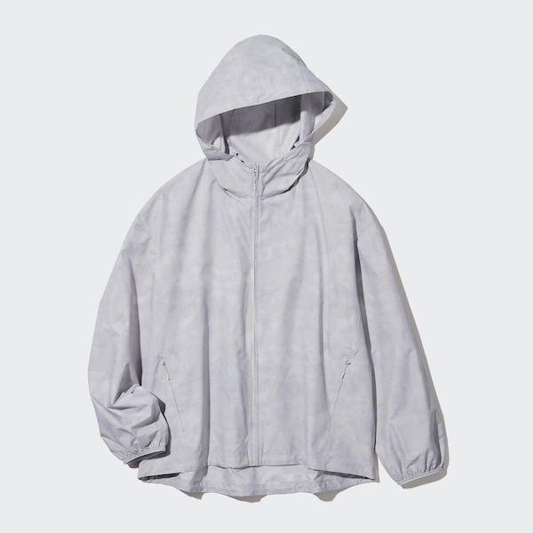 Uniqlo UV Protection Printed Pocketable Naisten Parka Harmaat | 5480-WFYEG