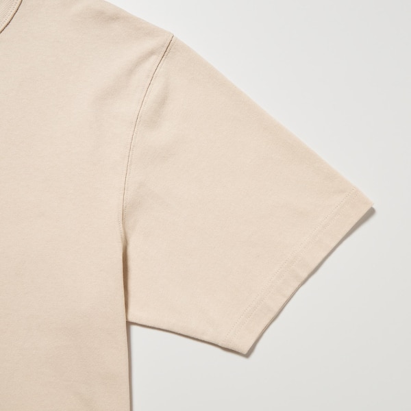 Uniqlo U Crew Neck Short-Sleeve Miesten T Paidat Keltainen | 2473-PCXHU