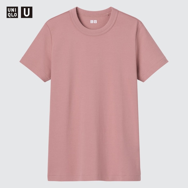 Uniqlo U Crew Neck Short-Sleeve Naisten T Paidat Pinkki | 2837-OSYZV