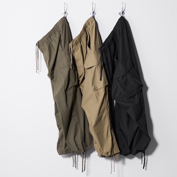 Uniqlo U Wide-Fit Parachute Cargo Naisten Housut Oliivinvihreä | 6743-VIWNQ