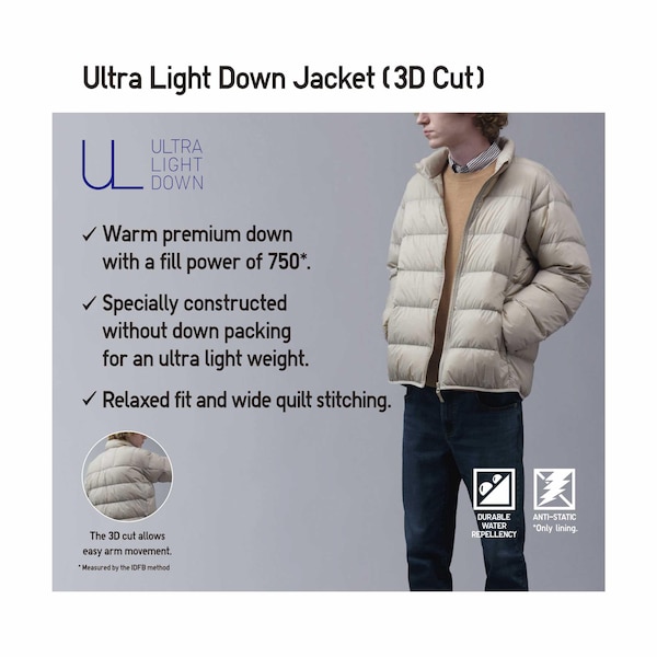 Uniqlo Ultra Light Down Miesten jackets Valkoinen | RZICPO-541