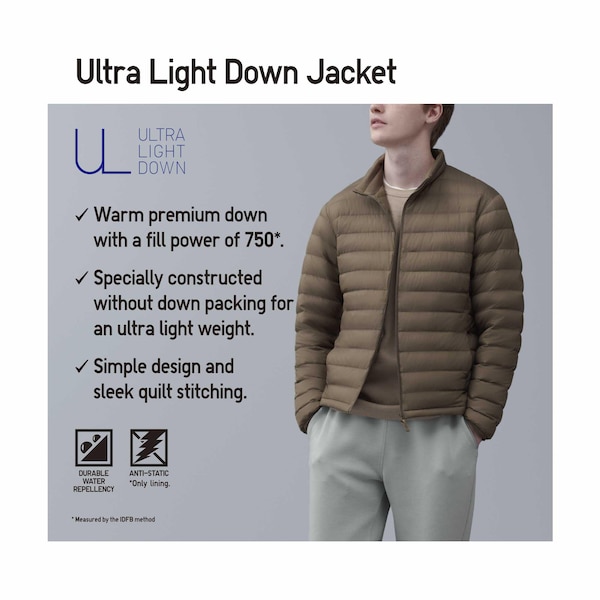 Uniqlo Ultra Light Down Miesten jackets Ruskea | HJDLQF-983