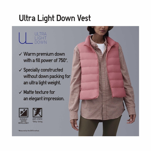 Uniqlo Ultra Light Down Naisten Liivi Valkoinen | 7092-UGPVQ